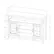 Alt View 12. Walker Edison - Tall Storage Buffet TV Stand for TVs up to 55" - Barnwood.