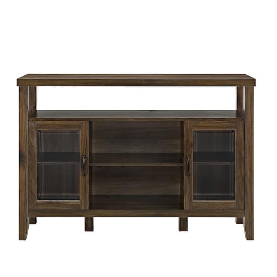 Walker Edison Tall Storage Buffet TV Stand for TVs up to 55