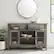 Alt View 11. Walker Edison - Tall Storage Buffet TV Stand for TVs up to 55" - Grey Wash.