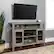 Alt View 1. Walker Edison - Tall Storage Buffet TV Stand for TVs up to 55" - Grey Wash.