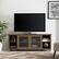 Alt View 14. Walker Edison - Rustic Farmhouse Columbus TV Stand Cabinet for Most Flat-Panel TVs Up to 65" - Rustic Oak.