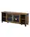 Left. Walker Edison - Rustic Farmhouse Columbus TV Stand Cabinet for Most Flat-Panel TVs Up to 65" - Rustic Oak.