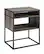Angle. Walker Edison - Industrial Modern End / Side Table - Gray Wash.