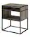 Left. Walker Edison - Industrial Modern End / Side Table - Gray Wash.