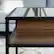 Alt View 14. Walker Edison - Home Office Glass Storage Computer Desk - Dark Walnut.