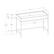 Alt View 17. Walker Edison - Home Office Glass Storage Computer Desk - Dark Walnut.