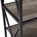 Alt View 11. Walker Edison - X-frame Industrial Wood and Metal 4-Shelf Bookcase - Grey Wash.