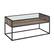 Angle. Walker Edison - Rustic Glass Coffee Table - Gray Wash.