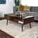Alt View 11. Walker Edison - Mid-Century Wood Coffee Table - Dark Walnut/Glass.