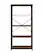 Front. Walker Edison - Industrial Wood 4-Shelf Bookcase - Rustic Oak.