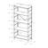 Alt View 15. Walker Edison - Industrial Wood 4-Shelf Bookcase - Rustic Oak.