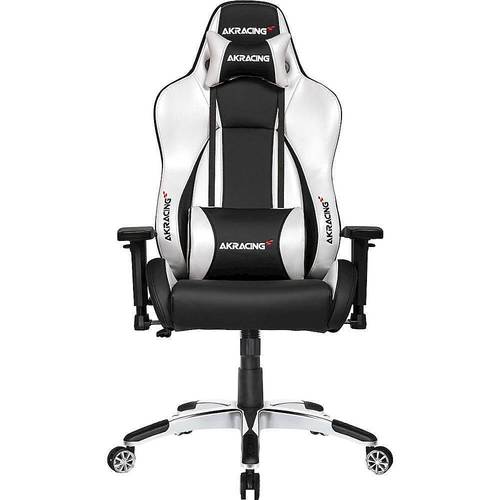 Akracing - Masters Series Premium Gaming Chair - Silver was $529.99 now $367.99 (31.0% off)