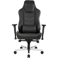AKRacing - Office Series Onyx PU Leather Computer Chair - Black - Front_Zoom