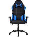 Front Zoom. AKRacing Core Series EX Gaming Chair - Black/Blue.