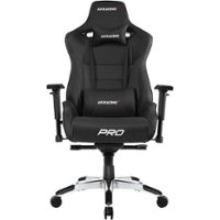 Akracing - Masters Series Pro Gaming Chair - Black - Front_Zoom