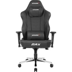 AKRacing - Masters Series Max XXL Gaming Chair - Black - Front_Zoom