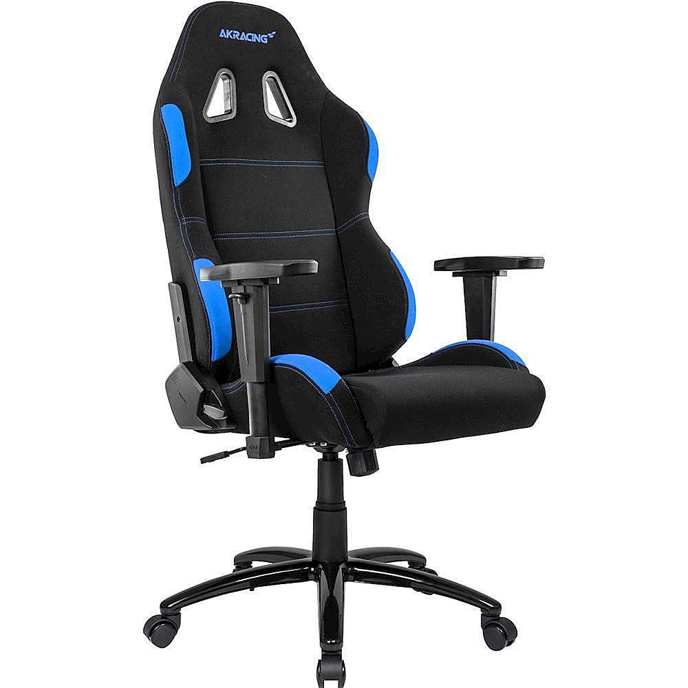 Angle View: AKRacing - EX-Wide Gaming Chair - Black Blue