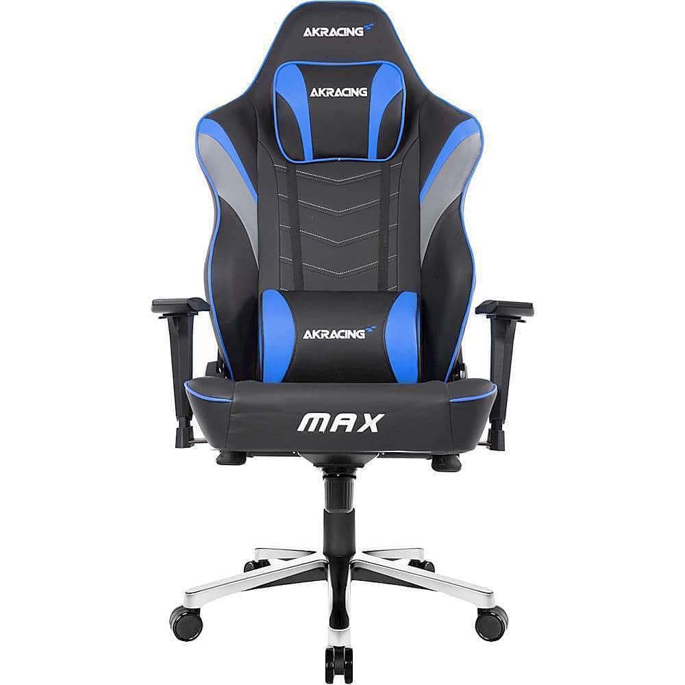 Front. AKRacing - Masters Series Max XXL Gaming Chair - Blue.