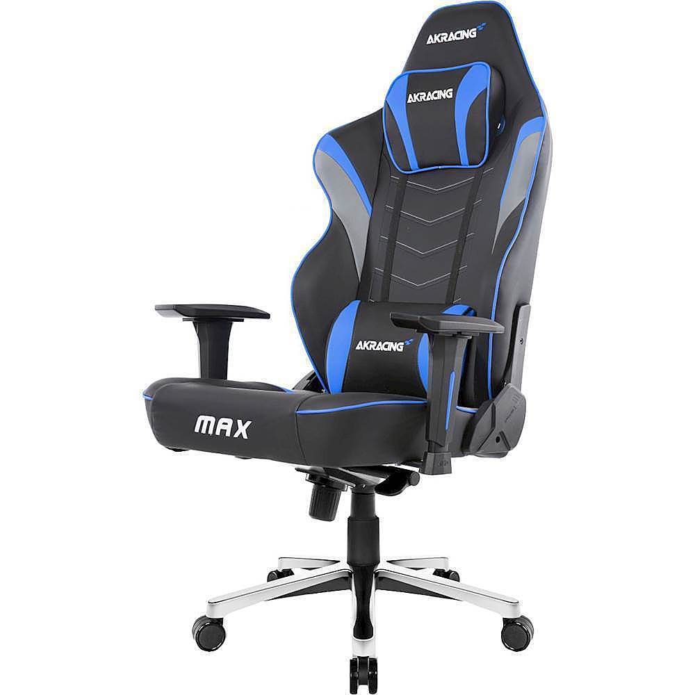Left View: Akracing - Masters Series Max Gaming Chair - Blue