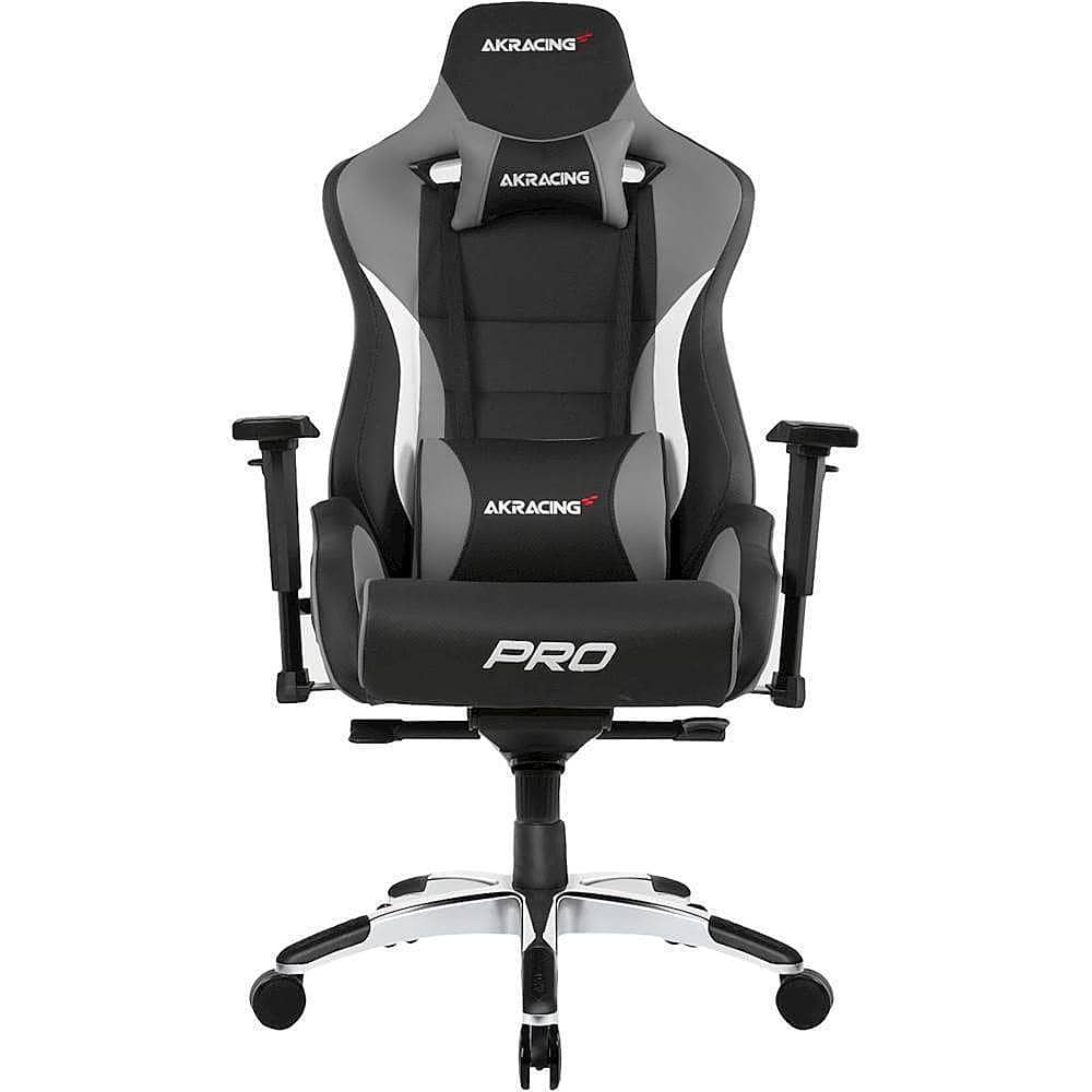AKRacing - Masters Series Pro Gaming Chair XL & Tall - Gray - Front_Zoom