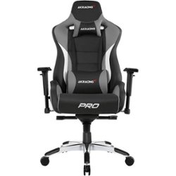 AKRacing - Masters Series Pro Gaming Chair XL & Tall - Gray - Front_Zoom