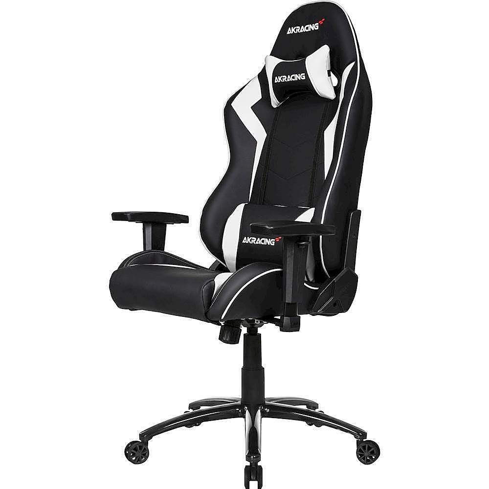Left View: AKRacing - Core Series SX Gaming Chair - White