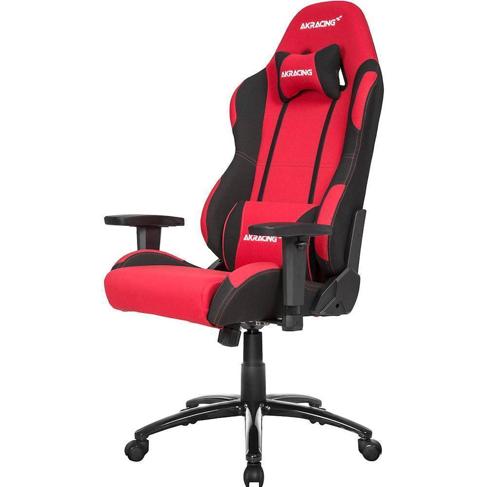 Left View: AKRacing - Core Series EX Gaming Chair - Red/Black