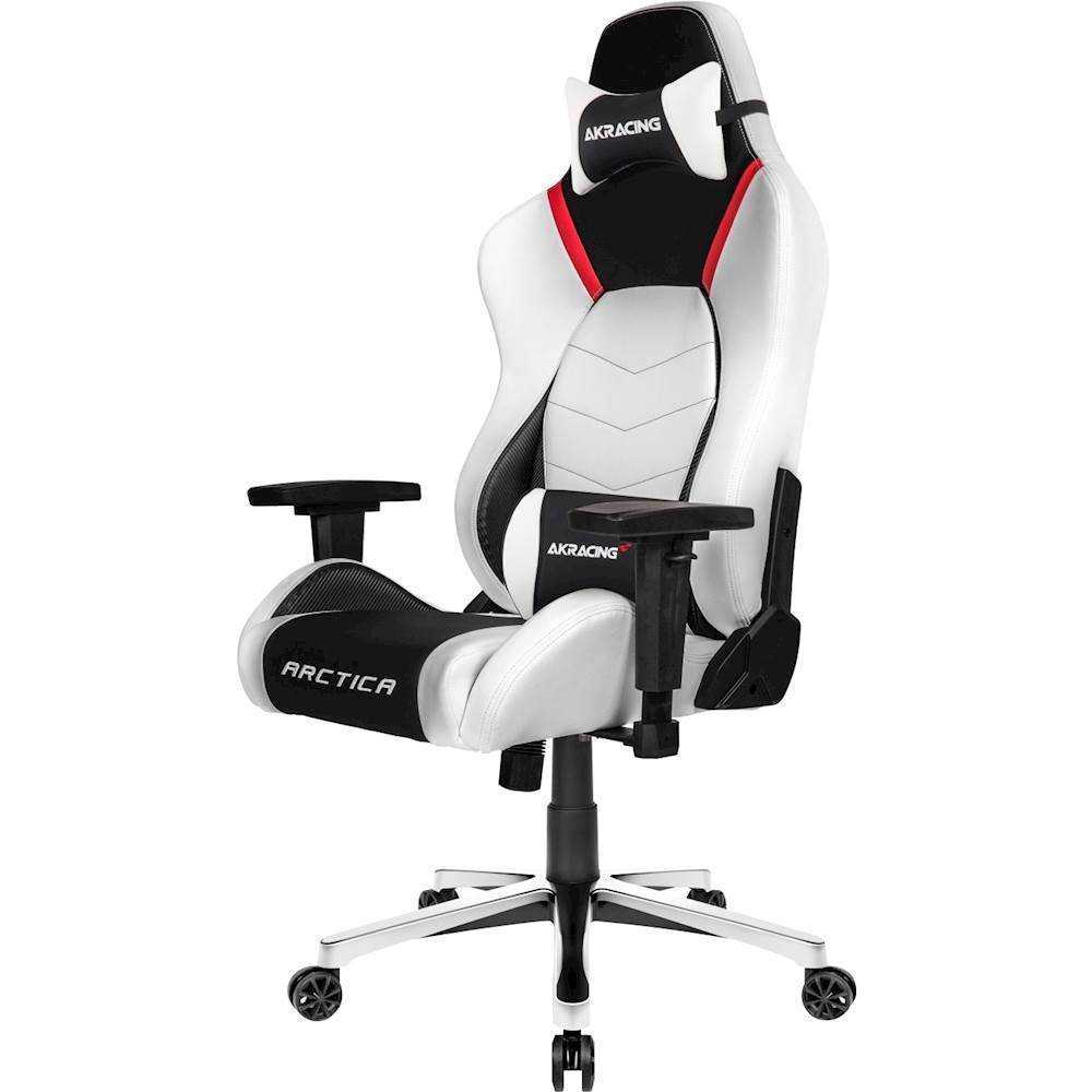 Angle View: AKRacing - Premium Gaming Chair - Arctica