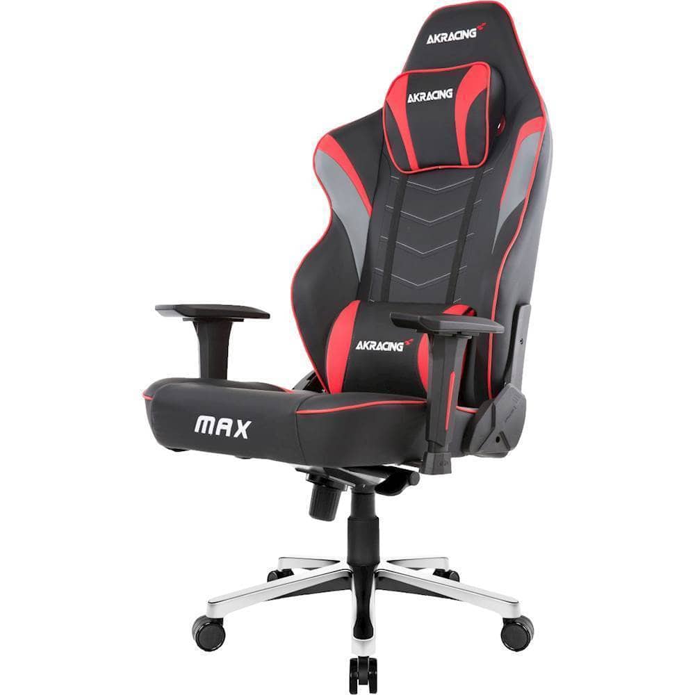 Left. AKRacing - Masters Series Max XXL Gaming Chair - Red.