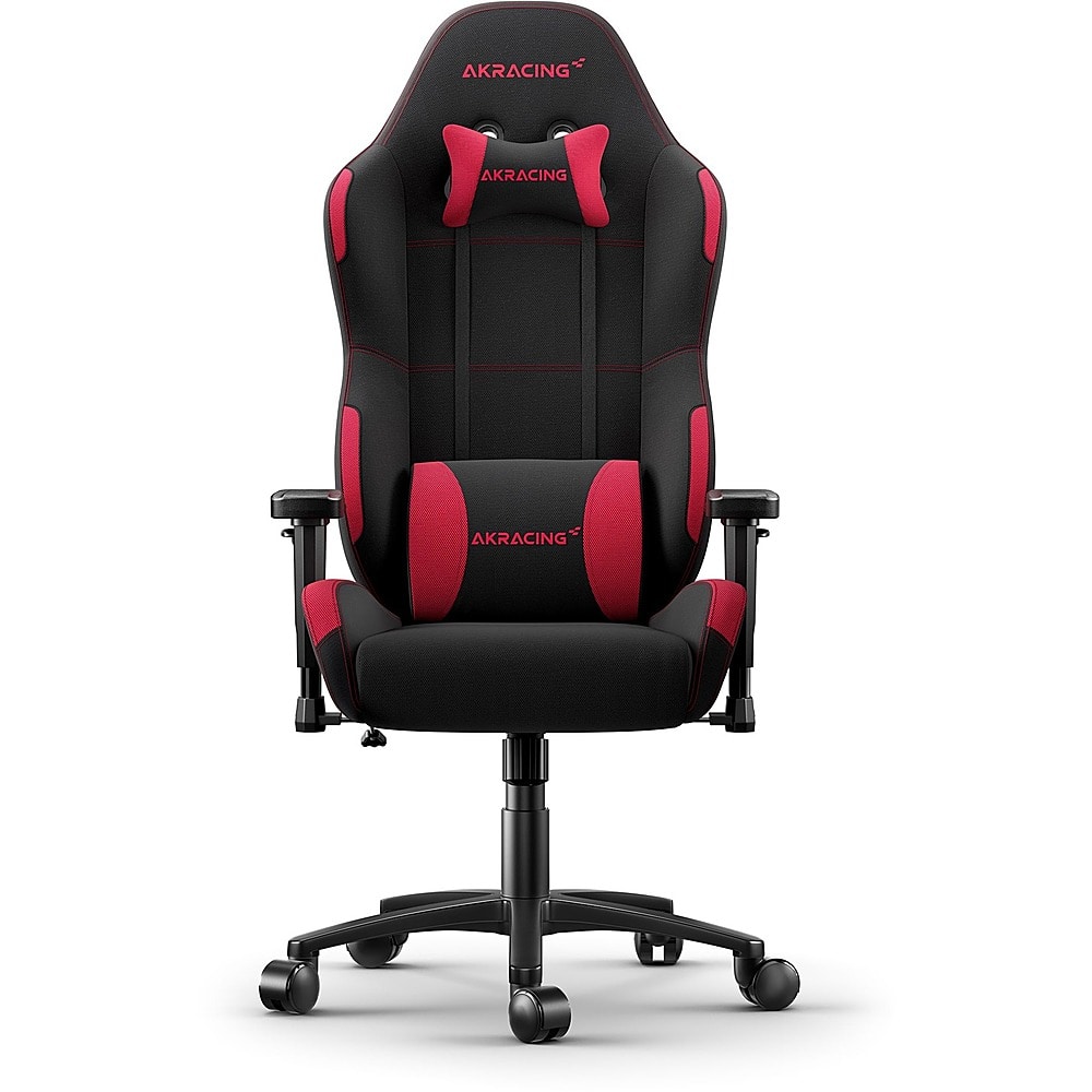 Front. AKRacing - Core Series EX Gaming Chair - Black/Red.