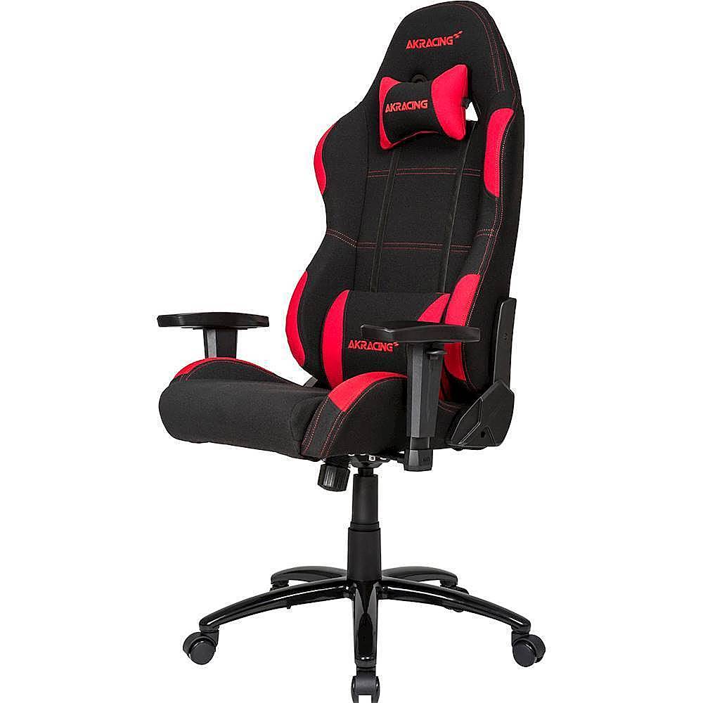 Left View: AKRacing - Core Series EX Gaming Chair - Black/Red