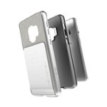 Front Zoom. Ghostek - Exec 2 Case for Samsung Galaxy S9 - Silver.