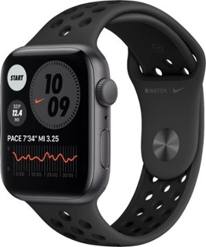 Apple Watch Nike SE (GPS) 44mm Space Gray Aluminum Case with Anthracite/Black Nike Sport Band - Space Gray