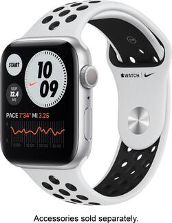 Apple Watch Nike Series 6 (GPS) 44mm Silver Aluminum Case with Apple Watch Nike Series 6 (GPS) 44mm Silver Aluminum Case with