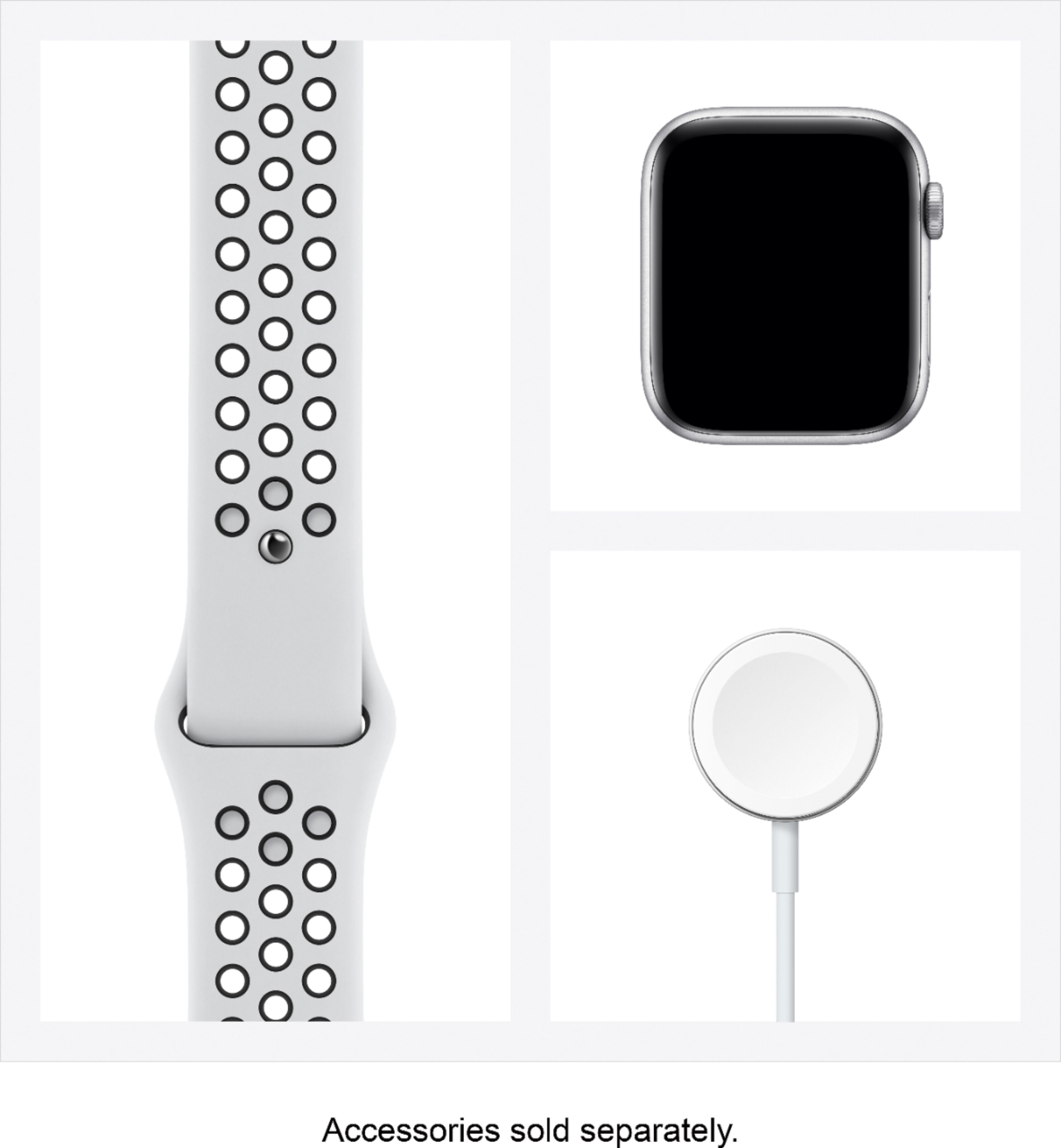 スマートフォン/携帯電話 その他 Best Buy: Apple Watch Nike Series 6 (GPS) 44mm Silver Aluminum 