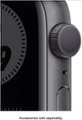 Alt View Zoom 11. Apple Watch Nike Series 6 (GPS) 44mm Space Gray Aluminum Case with Anthracite/Black Nike Sport Band - Space Gray.