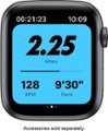 Alt View Zoom 13. Apple Watch Nike Series 6 (GPS) 44mm Space Gray Aluminum Case with Anthracite/Black Nike Sport Band - Space Gray.