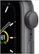 Alt View Zoom 11. Apple Watch SE (GPS) 40mm Space Gray Aluminum Case with Black Sport Band - Space Gray.