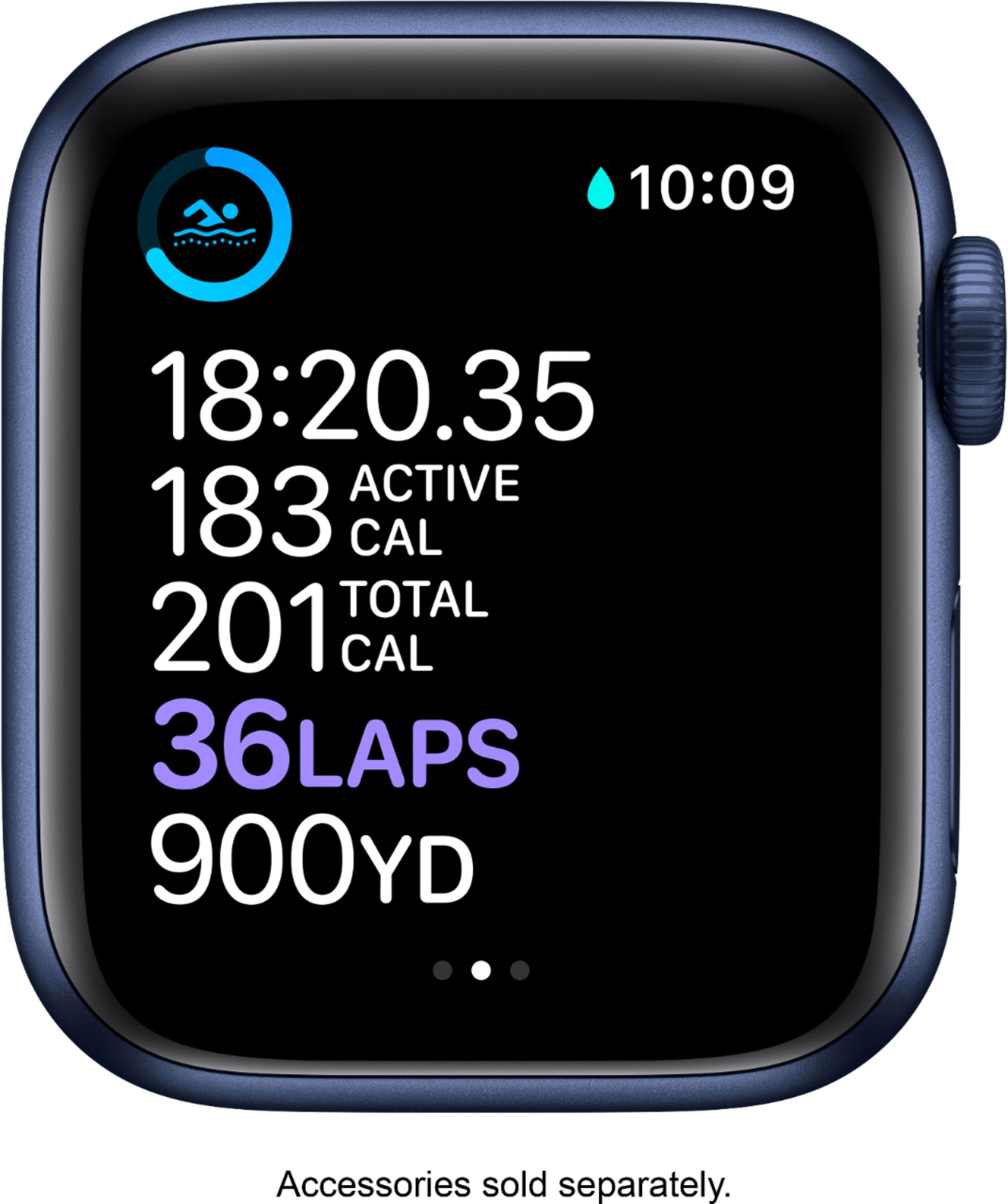 Best Buy: Apple Watch Series 6 (GPS) 40mm Aluminum Case with Deep 