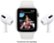 Alt View Zoom 16. Apple Watch Series 6 (GPS) 40mm Silver Aluminum Case with White Sport Band - Silver.