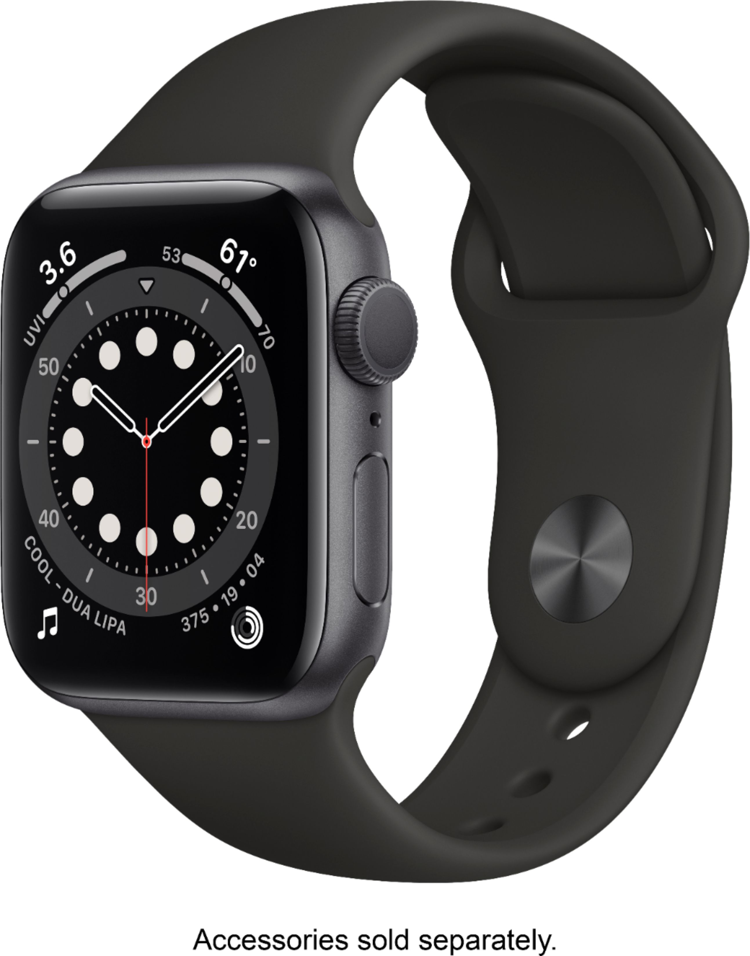Apple Watch Series 6 (GPS) 40mm Space Gray Aluminum  - Best Buy