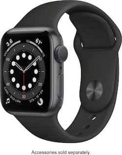Apple Watch Series 6 (GPS) 40mm Space Gray Aluminum Case with Apple Watch Series 6 (GPS) 40mm Space Gray Aluminum Case with