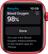 Alt View 12. Apple - Apple Watch Series 6 (GPS) 44mm Aluminum Case with Red Sport Band - (PRODUCT)RED.