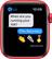 Alt View 14. Apple - Apple Watch Series 6 (GPS) 44mm Aluminum Case with Red Sport Band - (PRODUCT)RED.