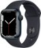 Apple Watch Series 7 (GPS) 41mm Midnight Aluminum Case with Midnight Sport Band - Midnight-Front_Standard 
