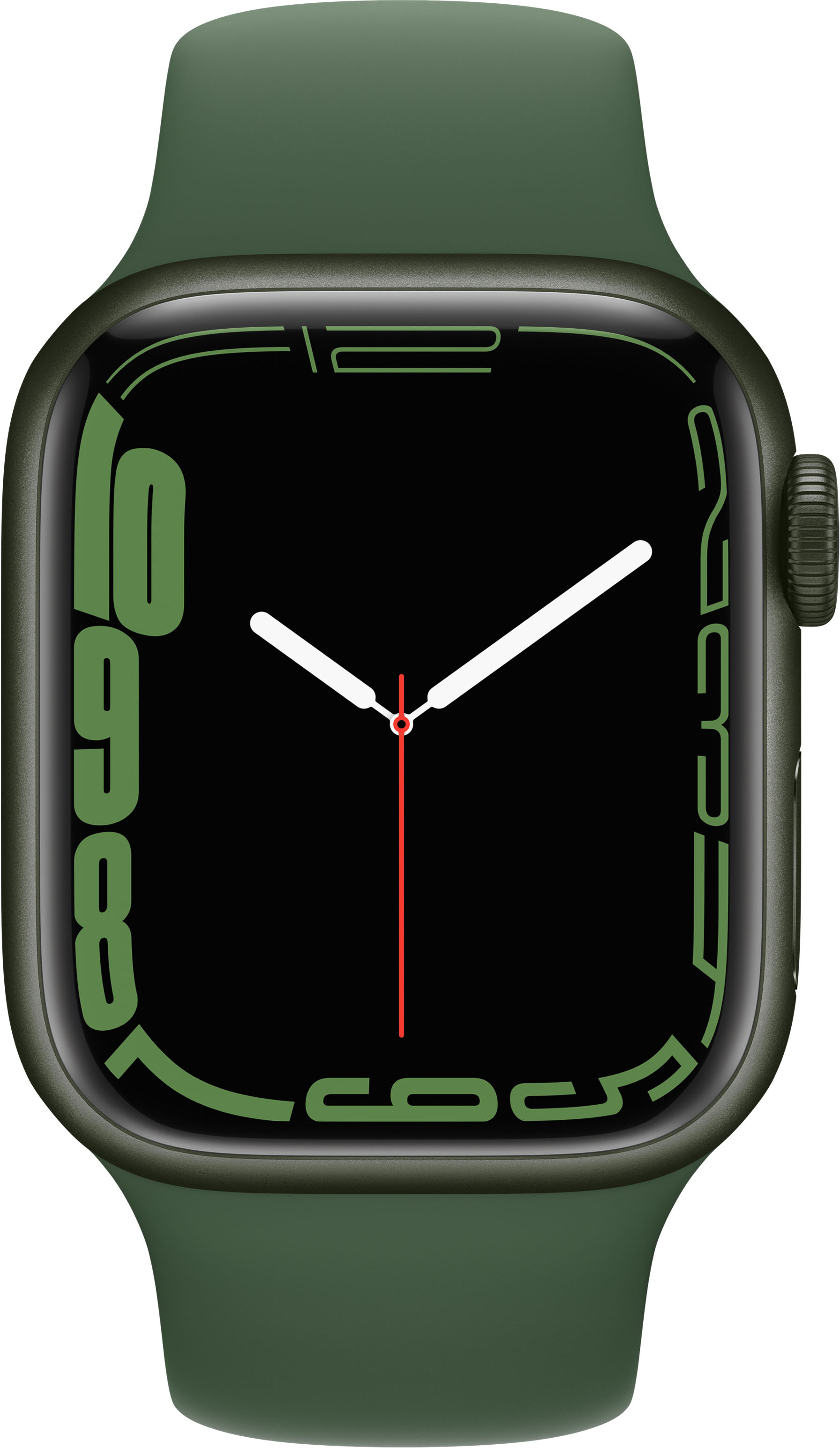 Apple Watch Series 7 (Gps) 41mm Green Aluminum Case With Clover Sport