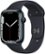 Front Zoom. Apple Watch Series 7 (GPS) 45mm Aluminum Case with Midnight Sport Band - Midnight.
