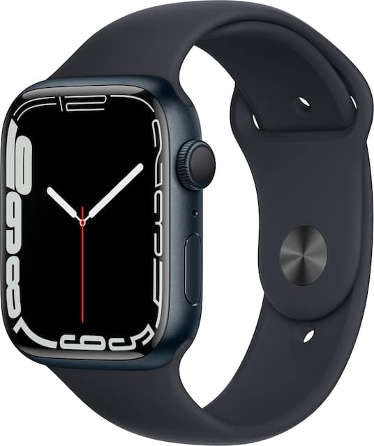 Apple Watch Series 7 (GPS) 45mm Midnight Aluminum Case ...