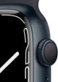 Alt View Zoom 12. Apple Watch Series 7 (GPS) 45mm Midnight Aluminum Case with Midnight Sport Band - Midnight.