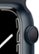 Alt View Zoom 12. Apple Watch Series 7 (GPS) 45mm Aluminum Case with Midnight Sport Band - Midnight.